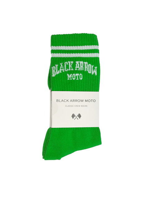 CLASSIC CREW SOCKS - Black Arrow Moto