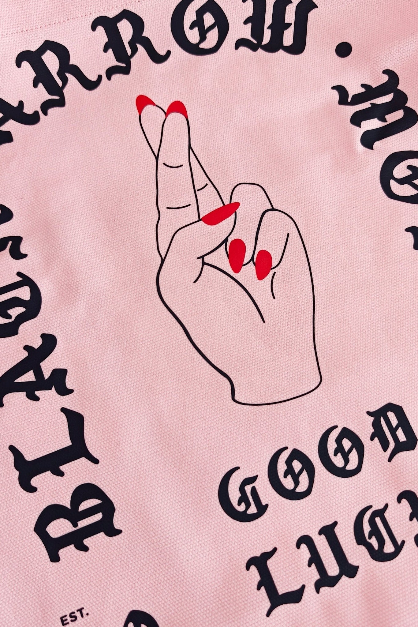 GOOD LUCK TOTE BAG - Black Arrow Moto