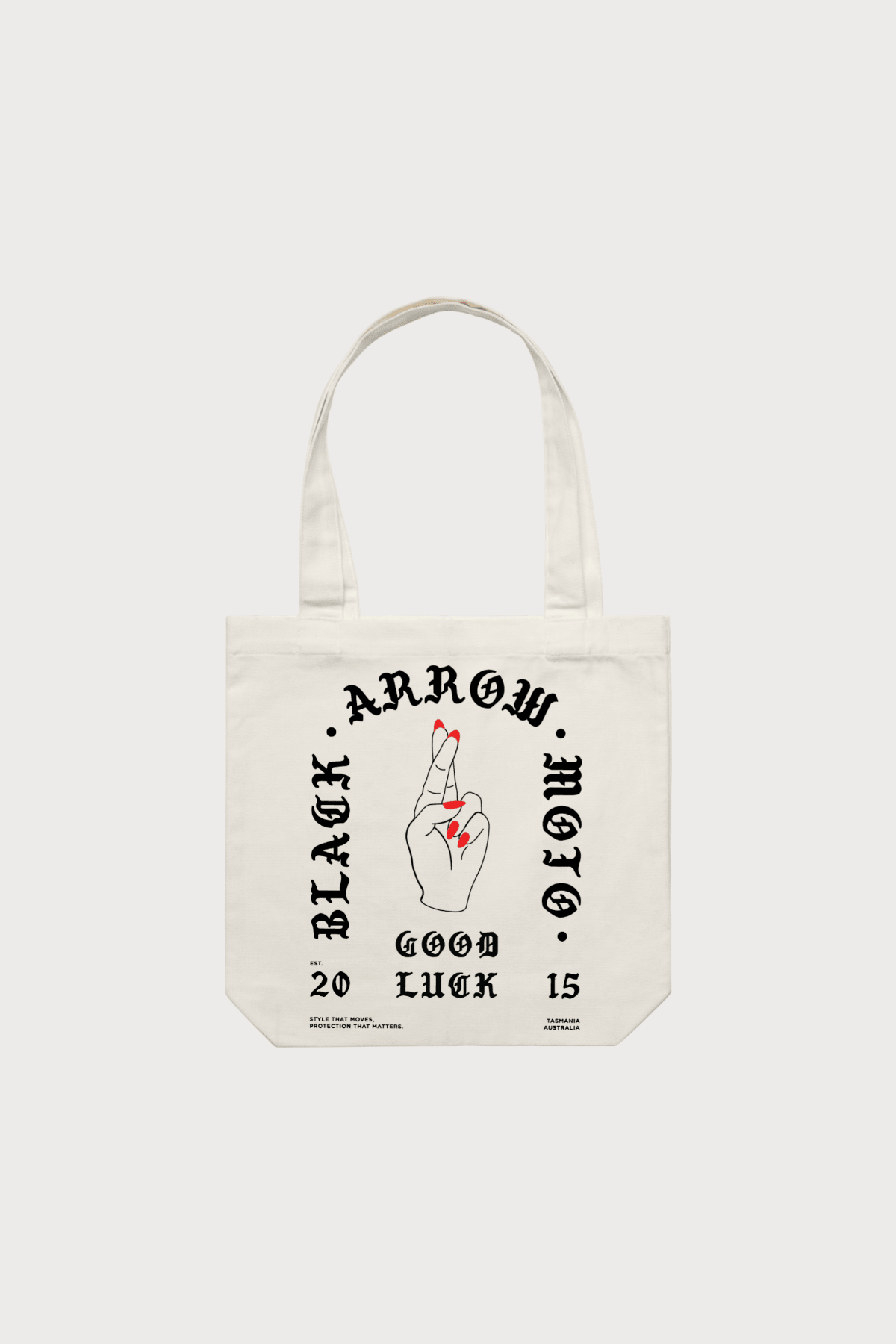 GOOD LUCK TOTE BAG - Black Arrow Moto