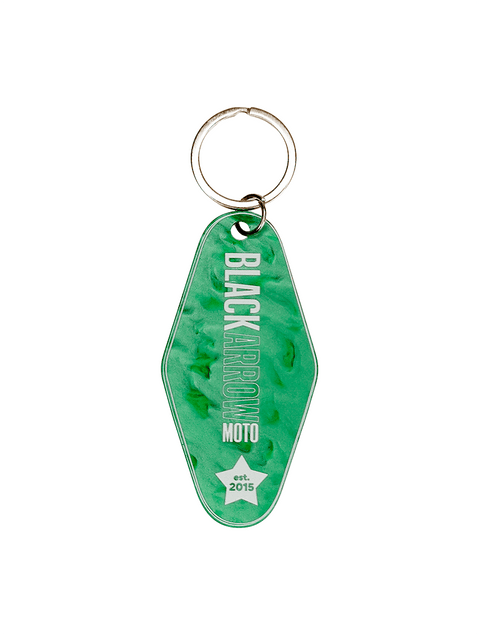 HOTEL KEYRING - Black Arrow Moto