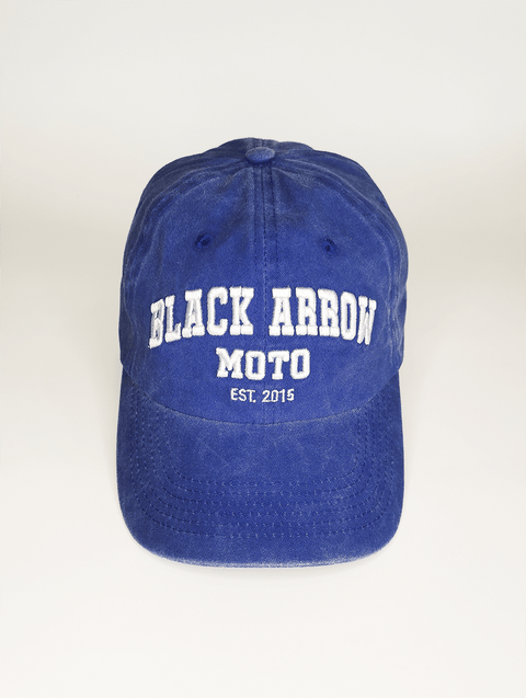 VARISTY LOGO CAP - Black Arrow Moto