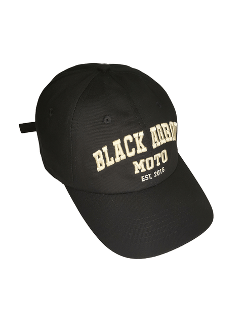 VARISTY LOGO CAP - Black Arrow Moto