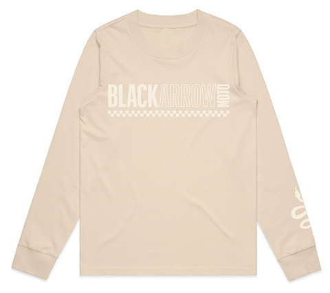 L/S LOGO TEE - Black Arrow Moto Gear