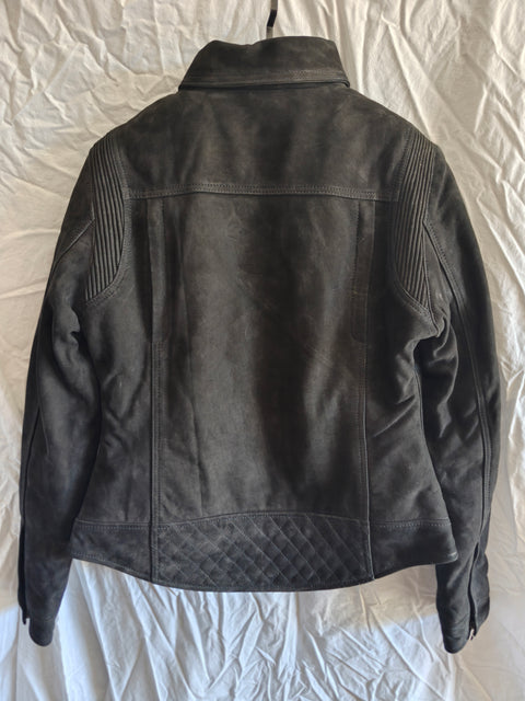NUBUCK LEATHER JACKET SAMPLE - SIZE XS/S