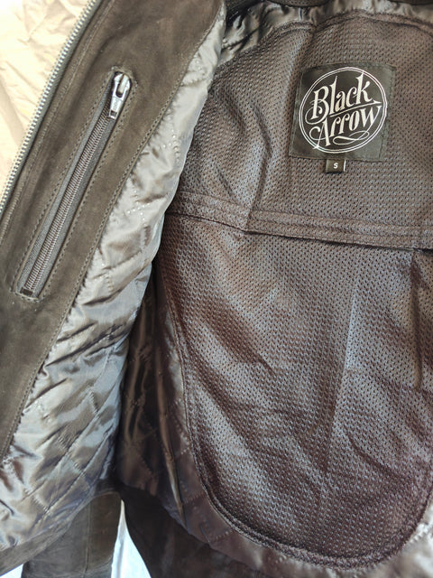 NUBUCK LEATHER JACKET SAMPLE - SIZE XS/S