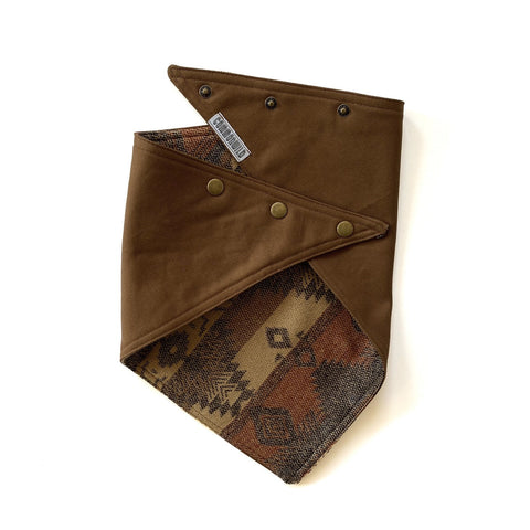 Brown Bull Denim/Buffalo Run Knit Bandana - Black Arrow Moto