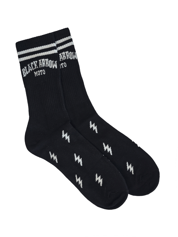 CLASSIC CREW SOCKS - Black Arrow Moto