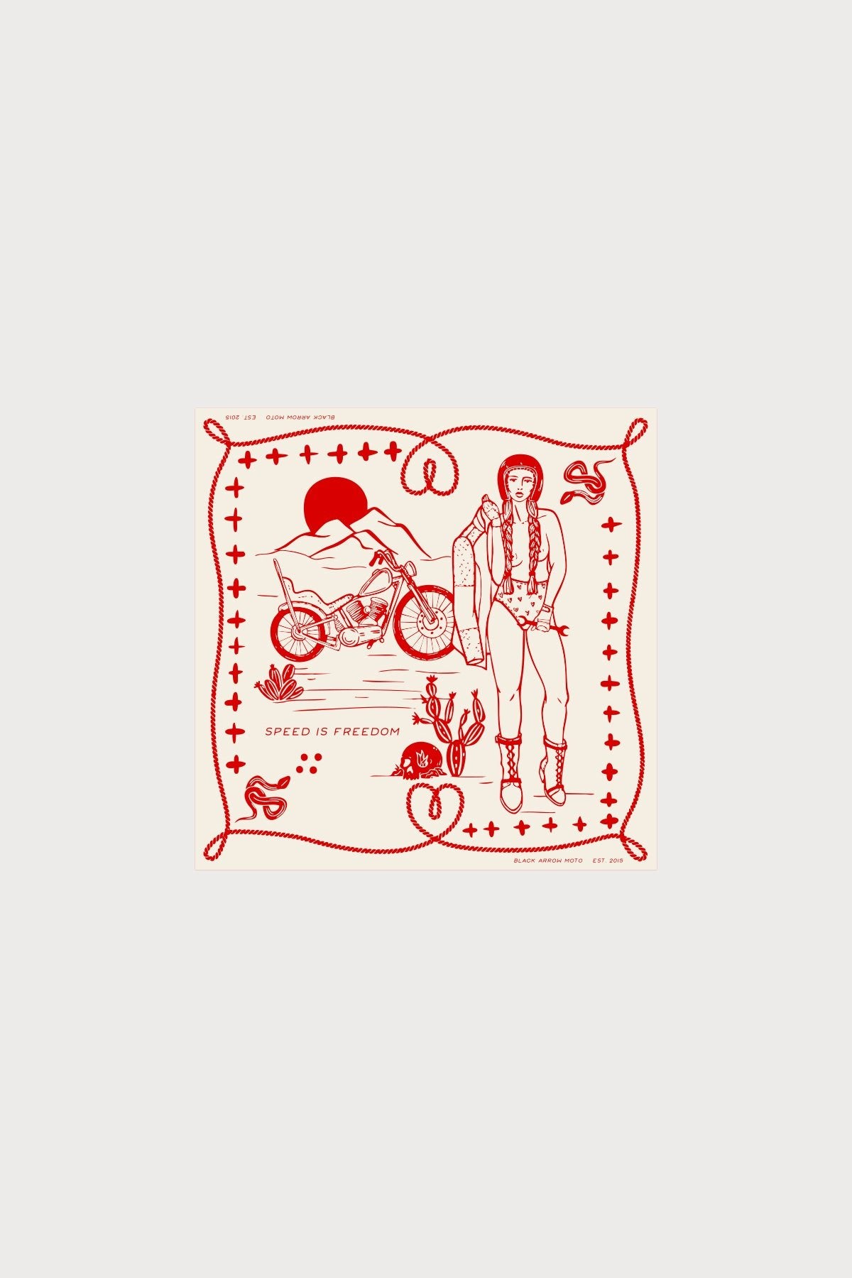 DESERT BANDANA - Black Arrow Moto
