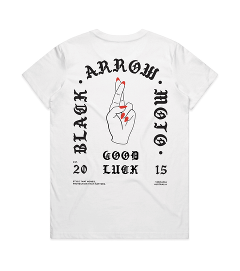 GOOD LUCK T - SHIRT - Black Arrow Moto