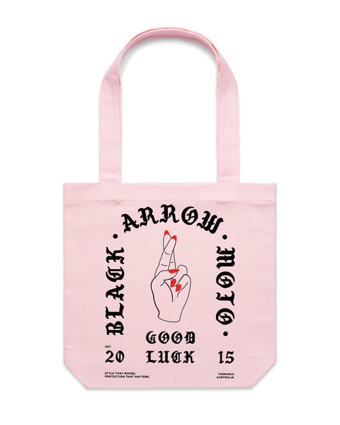 GOOD LUCK TOTE BAG - Black Arrow Moto