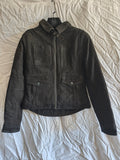 NUBUCK LEATHER JACKET SAMPLE - SIZE XS/S - Black Arrow Moto