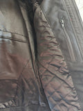 OXBLOOD LEATHER JACKET SAMPLE - SIZE XS/S - Black Arrow Moto