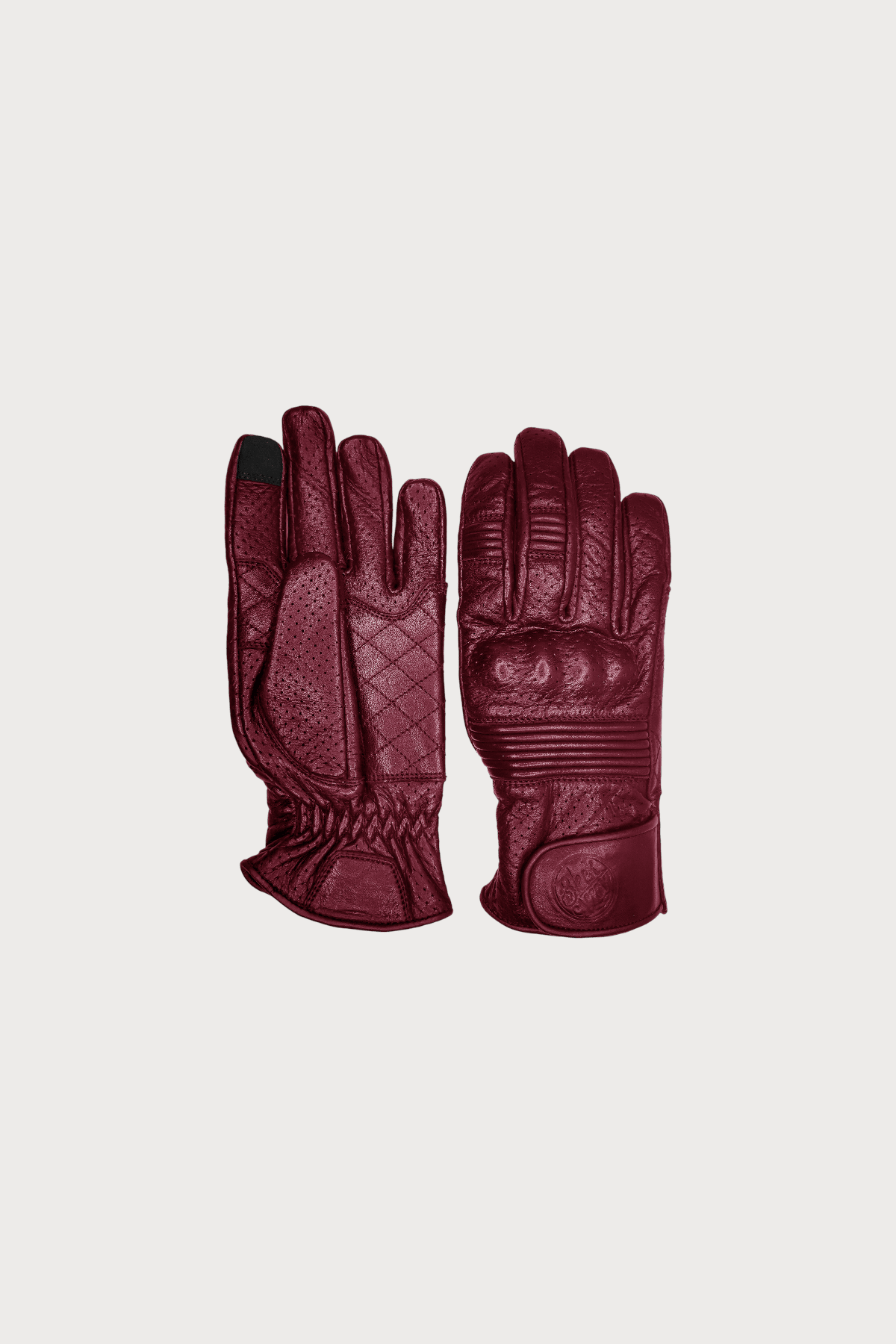 PERFORATED QUEEN BEE GLOVES - Black Arrow Moto