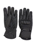 SHORT FINGER QUEEN BEE GLOVES - Black Arrow Moto