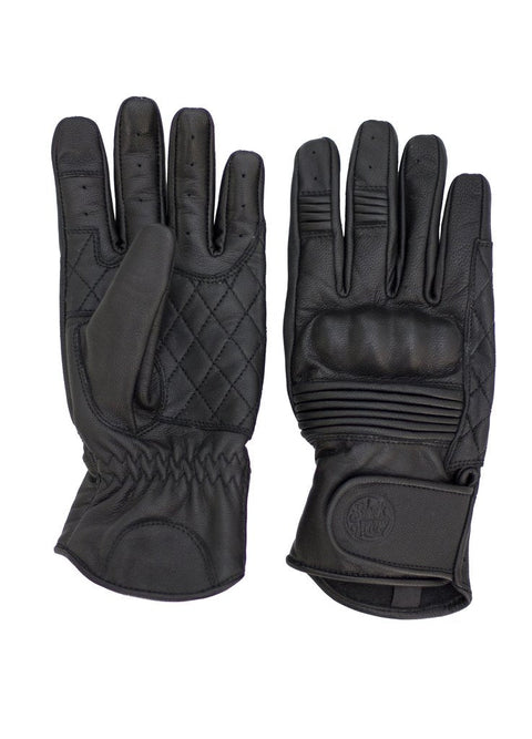 SHORT FINGER QUEEN BEE GLOVES - Black Arrow Moto