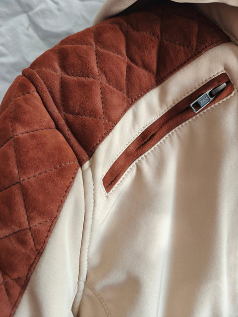 TEXTILE/SUEDE JACKET SAMPLE - SIZE S - Black Arrow Moto