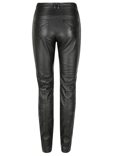 BELLE NOIR PANTS - Black Arrow Moto Gear